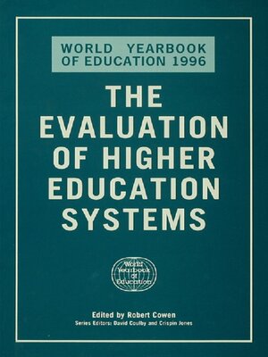 cover image of The World Yearbook of Education 1996